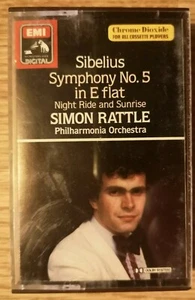 Simon Rattle / Philharmonia Orchestra - Sibelius: Symphony 5 - EMI TCC-ASD 4168 - Picture 1 of 5