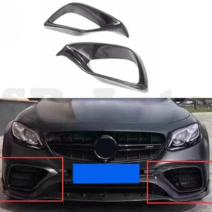 FOR 17-19 Mercedes-benz E-Class W213 carbon fiber E200 E63S front bar tuyere - Picture 1 of 10
