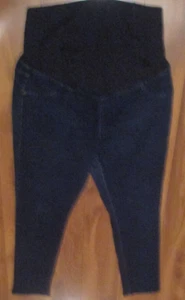 Isabel Maternity Stretch Utility Jegging Jeans Crossover Size 14/32 R Large GUC - Picture 1 of 6