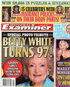 National Examiner Magazin 28. Januar 2019 Betty White Tribute Marilyn Monroe - Bild 1 von 3