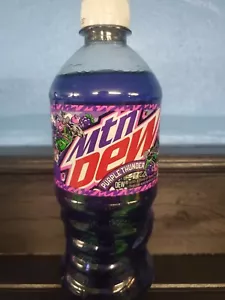 NEW LIMITED EDITION MTN DEW PURPLE THUNDER BERRY PLUM SODA 1 20 OZ BOTTLE - Picture 1 of 3