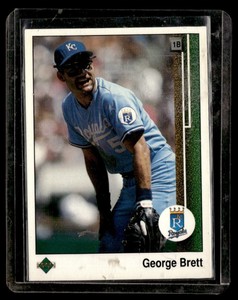 1989 Upper Deck #215 George Brett Kansas City Royals