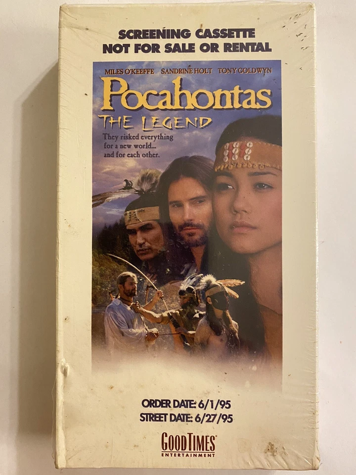Pocahontas The Legend (VHS, 1998) Brand New Sealed Promo Screener - Image 1 of 1