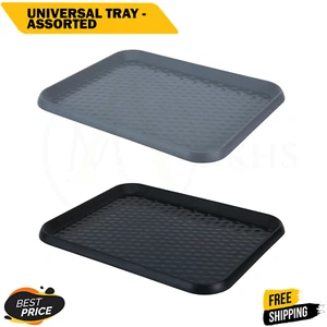 Rectangular Serving Tray Plastic Food Serving Tray - Colour Randomly Chosen AUS - Picture 1 of 4