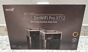 ASUS ZenWiFi Pro XT12 AX11000 Tri-Band WiFi 6 Mesh Router System (2 Pack) - Photo 1/12