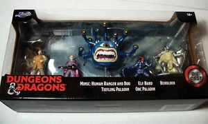 Jada Dungeons and Dragons Druckgussfiguren Betrachter Ork Elf Paladin Ranger & Boo - Bild 1 von 2
