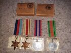 WW2 RAMC Officer Medals - Africa and Home Guard Dr Captain Wilson Original Docs