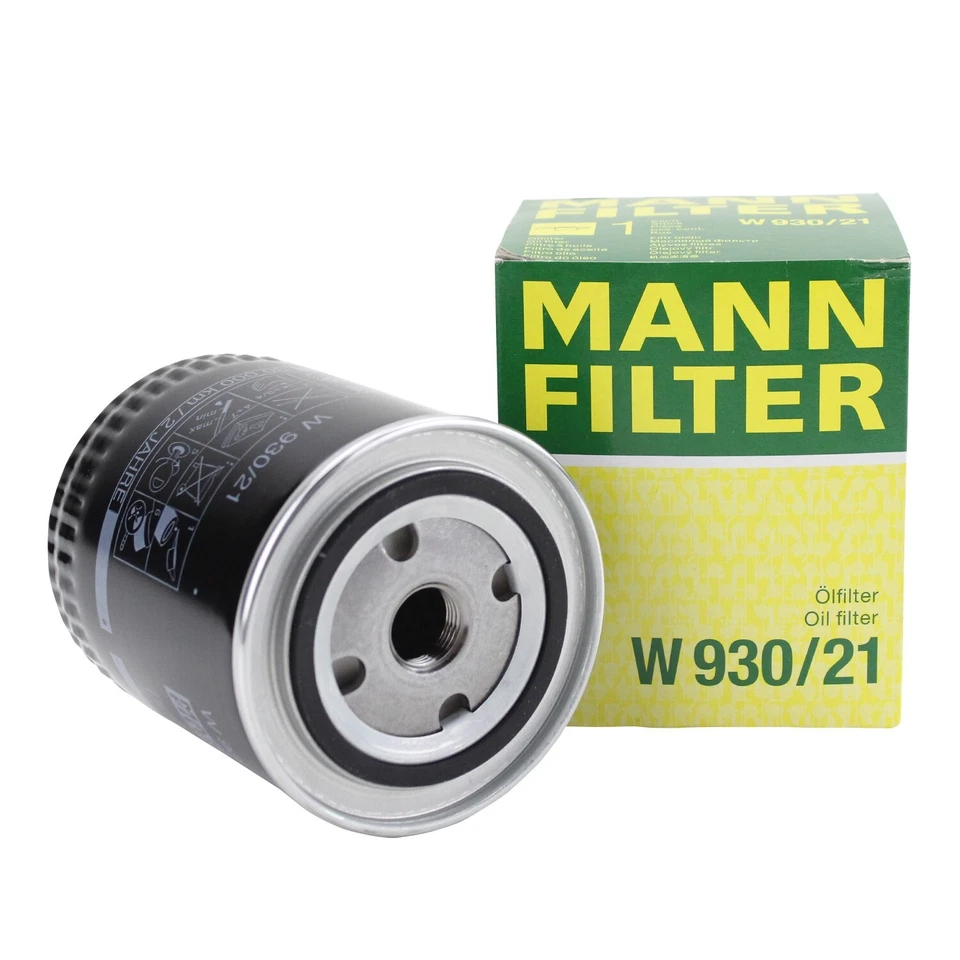Filtro de aceite de motor Mann giratorio OEM W 930/21 para VW Passat Audi 90 A4 Quattro S4 Foto 1 de 4