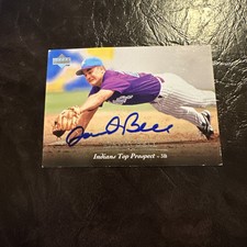 1995 #16 David Bell Upper Deck Minors Charlotte Knights Signed Auto Baseball