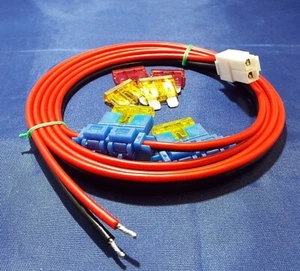 2-pin power lead for Hytera/Kenwood/Yaesu etc 2 x fuse (LD252) - Picture 1 of 9
