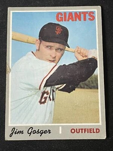 1970 Topps #651 Jim Gosger - Imagen 1 de 2