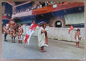 Cartolina "SIENA - IL PALIO - CONTRADA IMPERIALE DELLA GIRAFFA" - Anni '60 - Picture 1 of 2