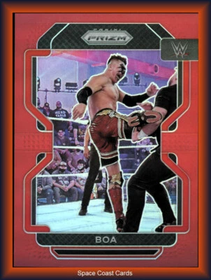 2022 Panini Prizm WWE Red Prizm /299 Boa #126 - Image 1 of 2