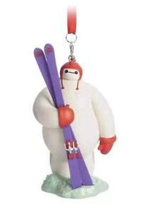 Disney Baymax Sketchbook Ornament – Big Hero 6 with skies - NEW - Picture 1 of 1
