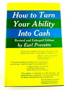 How To Turn Your Ability Into Cash Hardcover Book DJ Earl Prevette 1961 - Bild 1 von 12