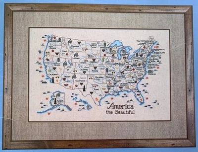 AMERICA THE BEAUTIFUL Counted Cross Stitch Pattern by Sue Hillis Designs - Image 1 of 2