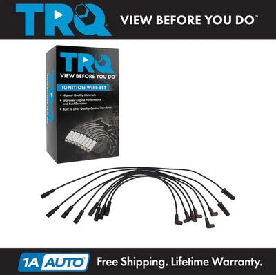 Juego de cables de bujía TRQ para Chevrolet Corvette 1992-1996 Foto 1 de 4