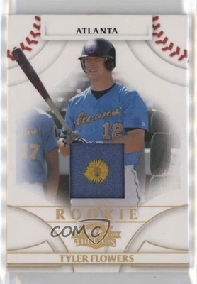 Camiseta deportiva Donruss Threads Rookie Prime 2008/5 Tyler Flowers #104 Foto 1 de 2