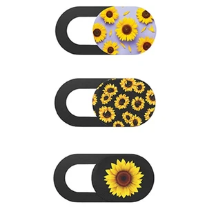 3 Pcs Camera Cover Sunflower Computer Accessories Covers for Laptop - Afbeelding 1 van 12
