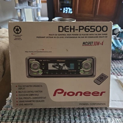  PIONEER DEH-P6500 CD PLAYER. - Image 1 of 4