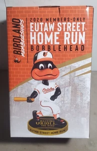 Baltimore Orioles 2020 Vogel Maskottchen Wackelkopf Eutaw Street Homerun Mitglieder - Bild 1 von 3