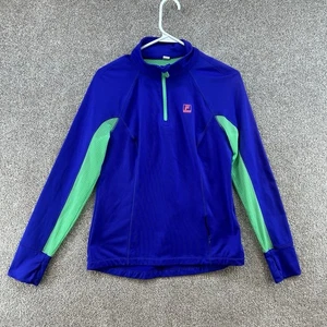 Fila Sport Women's Jacket Size Medium Blue Green Long Sleeve Full Zip - Picture 1 of 9
