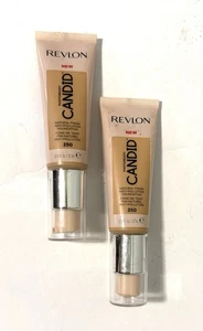 Revlon Candid Photoready Natural Finish Foundation 250 Vanilla (Lot Of 2) New - Picture 1 of 3