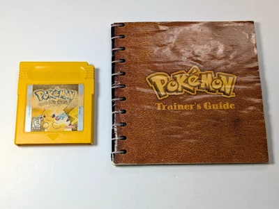*mal estado* Pokemon Amarillo con manual Nintendo Game Boy auténtico Foto 1 de 4