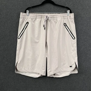 Colorado Mens Size XL Active Shorts Grey Elastic Waist Drawstring Zipped Pockets - Picture 1 of 16