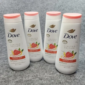 Lot 4 Dove Limited Edition Summer Care Grapefruit Lemon Balm Body Wash 20 fl oz - Picture 1 of 3