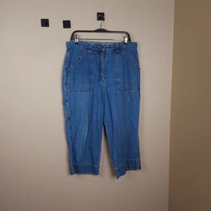 Jeans vintage Bill Blass Capri Carpenter talla 14 - Imagen 1 de 12