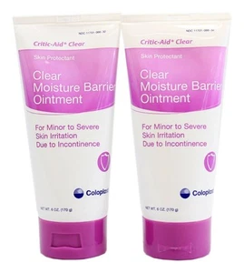 Coloplast Critic-Aid Clear Moisture Barrier Ointment - 6 6 Ounce (Pack of 2) - Picture 1 of 1