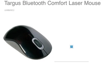 ✅Targus AMB09EU Bluetooth Comfort Laser Mouse Ambidextrous - Image 1 of 4