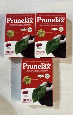 Prunelax Ciruelax Minitabs Suplemento Laxante Natural Comprimidos 20 unidades 3 paquetes 5/26 Foto 1 de 2
