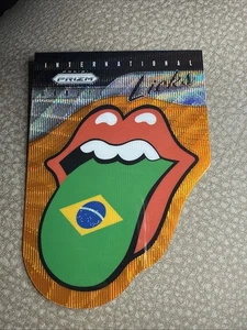 Panini Prizm Rolling Stones 2025 #4 Licks Brasil Orange Wave Prizm Parallel/149 - Imagen 1 de 3