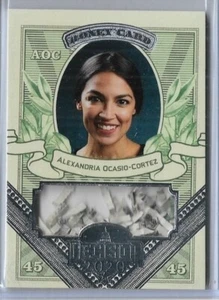 2020 DECISION ~ ALEXANDRIA OCASIO-CORTEZ ~ AOC ~ SHREDDED CASH MONEY CARD #MO03 - Picture 1 of 2