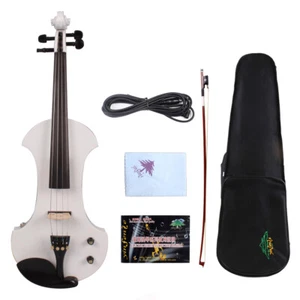 Yinfente Write 4 Saiten elektrisch leise Viola natürliches holzfreies Etui + Schleife 6,5 - Bild 1 von 12
