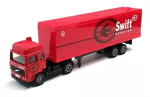 Corgi 1/64 Scale 98100 - Volvo Container Trailer Truck Swift - Red - Picture 1 of 5