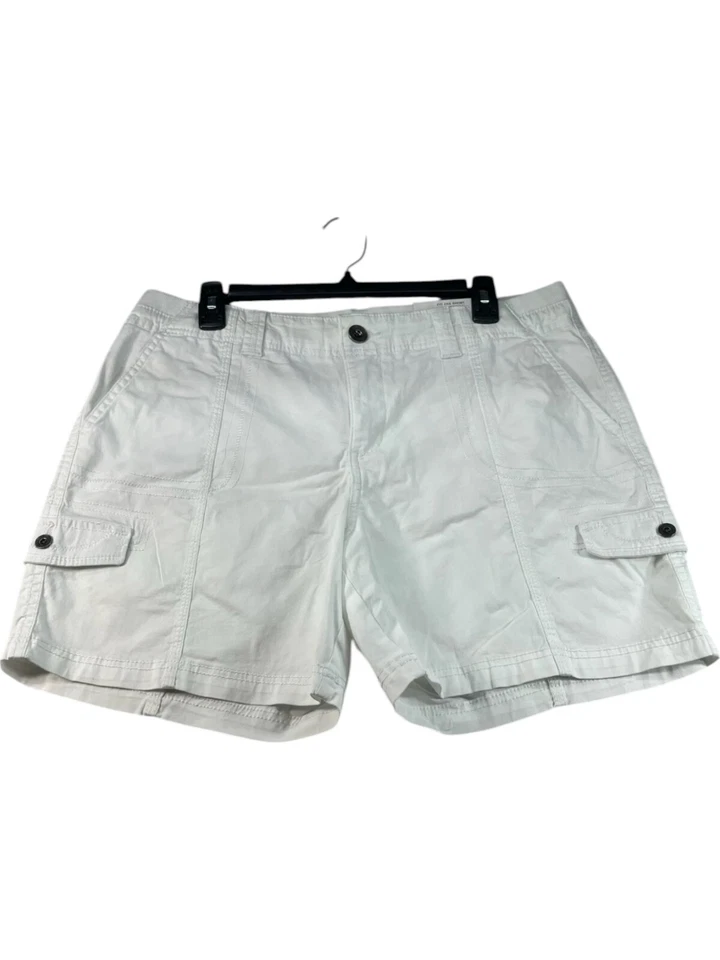 Pantalones Cortos Style & Co Mujer Talla 16 Petite 16P Blanco Bolsillos Elásticos Nuevos Foto 1 de 4