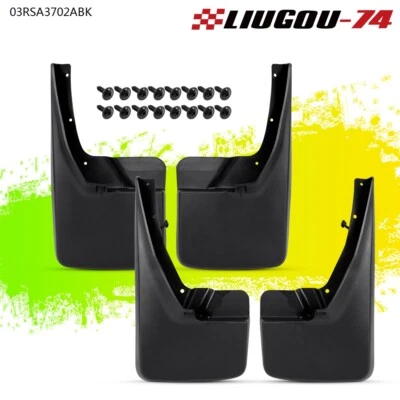 Fit For 2009-2018 Dodge Ram 1500 2500 3500 Front & Rear Mud Flaps Splash Guards Foto 1 de 4