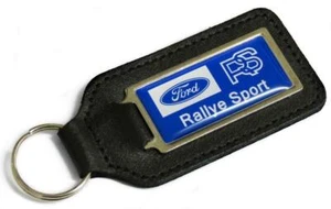 Llavero de cuero FORD RS RALLYE SPORT para RS2000 1800 1600i México Escort - Imagen 1 de 1