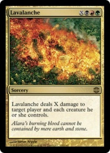 4x Lavalanche ~ Lightly Played Alara Reborn MTG Magic x4 4 UltimateMTG Playset M - Image 1 of 1