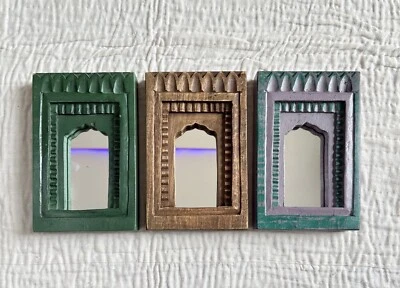 Wall Hanging Temple Mirror Frame With 3 Different Colors (Set Of 3) Wall Decor - Image 1 of 4