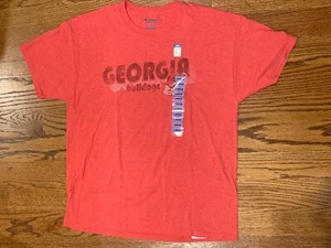Georgia Bulldogs UGA Champion Vintage Logo Red Tee Shirt Men’s Size Large - Picture 1 of 6