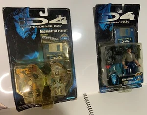 Independence Day 1996 iD4 Area 51 Micro Battle & David Levinson Playsets Sealed - Picture 1 of 6