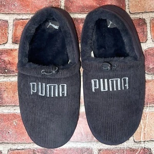 Pantofole mocassino in velluto a coste Puma Tuff Mocc grigio usate taglia 10 385727-03 - Foto 1 di 6