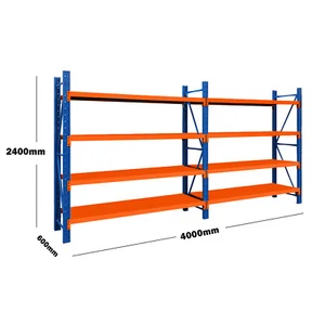 4M x 2.4M Storage Garage Shelving Warehouse Rack Bench Steel 800KG 4024 - C - Picture 1 of 13