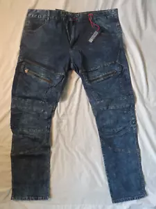 Men Slim fit Jeans Smoke Rise Blaze Blue Size 42/32 - Picture 1 of 9
