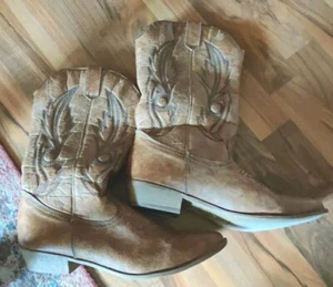  Coconuts Gaucho/ Justin BRL113 Woman's Boots Size 10/10 B  Brown Great Shape - Picture 1 of 10