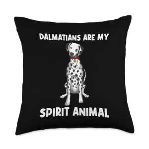 Dalmatian Dog Throw Pillow 18x18, Unisex Design, Pet Lover Gift, Multicolor - Picture 1 of 3
